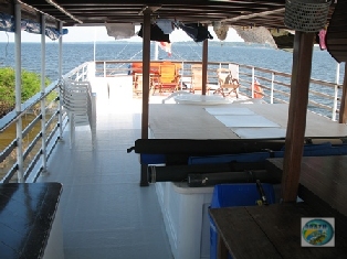 Fotos do Deck do barco hotel TUMBIRA
